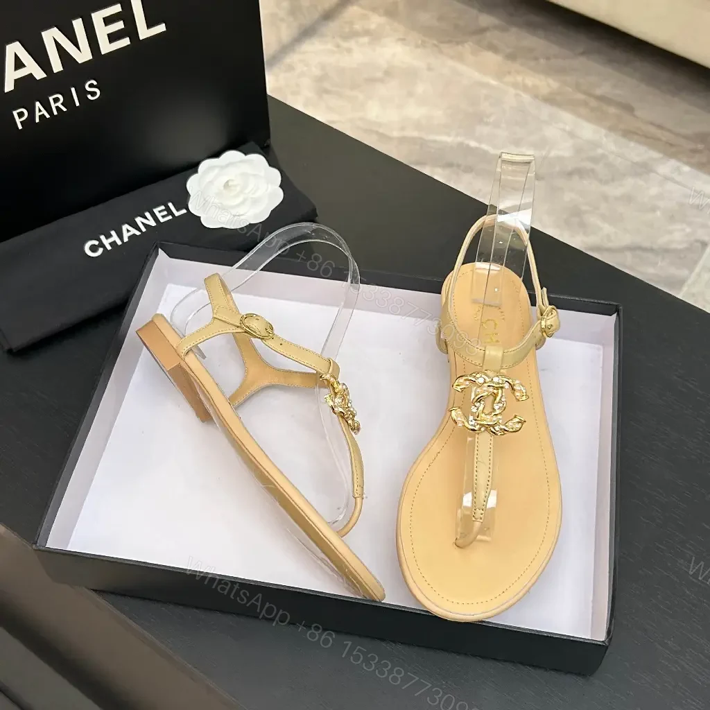 View 9 of Crystal-Embellished Sandals: Minimal Luxury, Transparent Strap Flip-flops