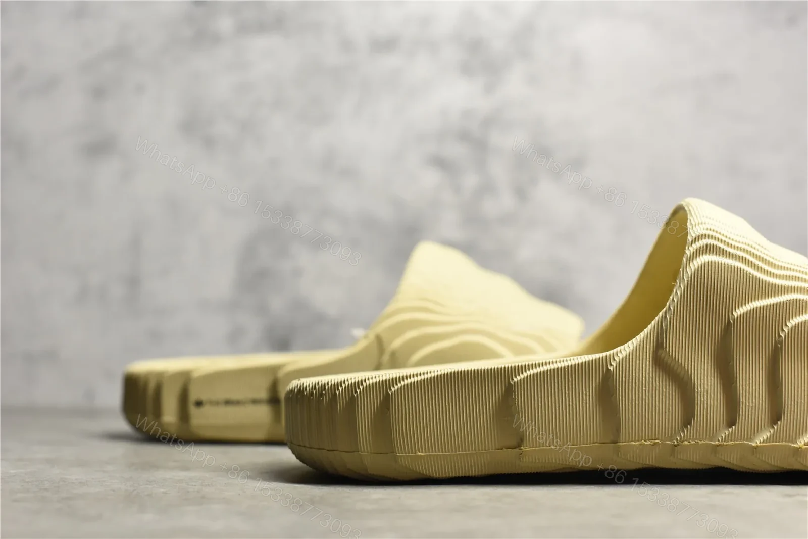 View 5 of UA originals adilette yellow