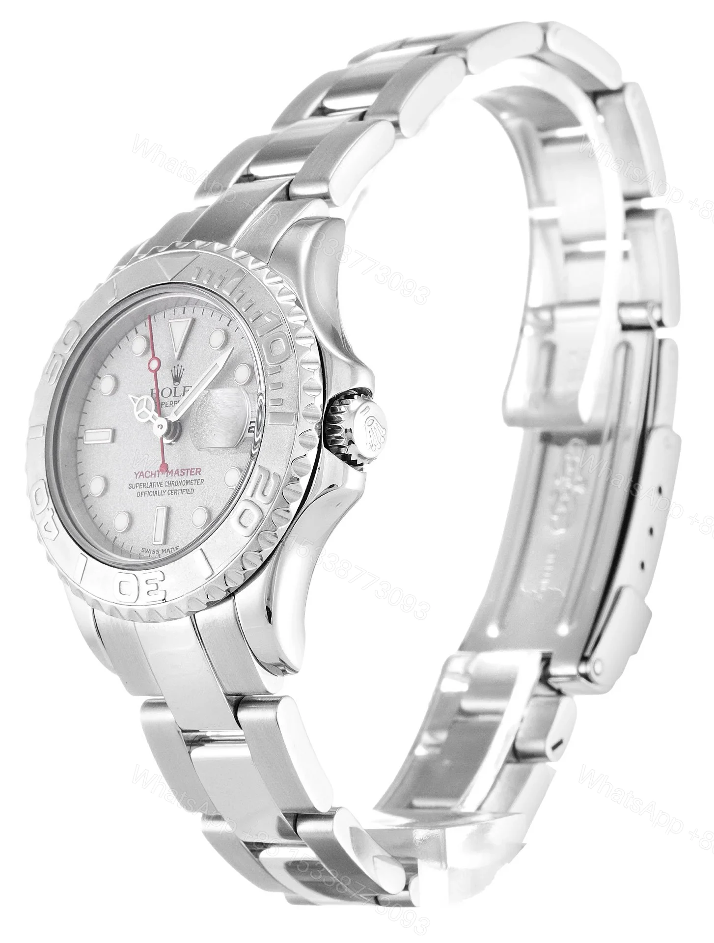 View 2 of Replica Rolex Yacht-Master Silver Dial 169622