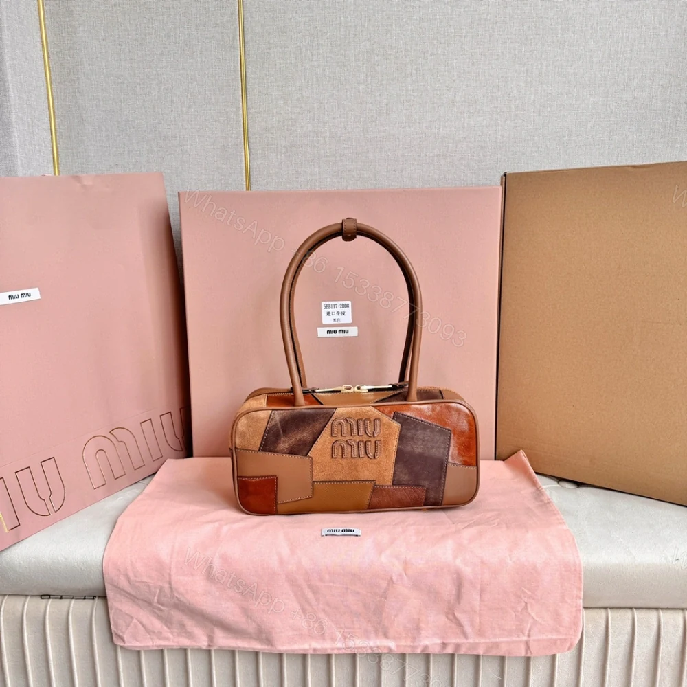 高仿miumiu繆繆*Arcedir系列5BB148幾何圖案保齡球包免檢吧 — view 1