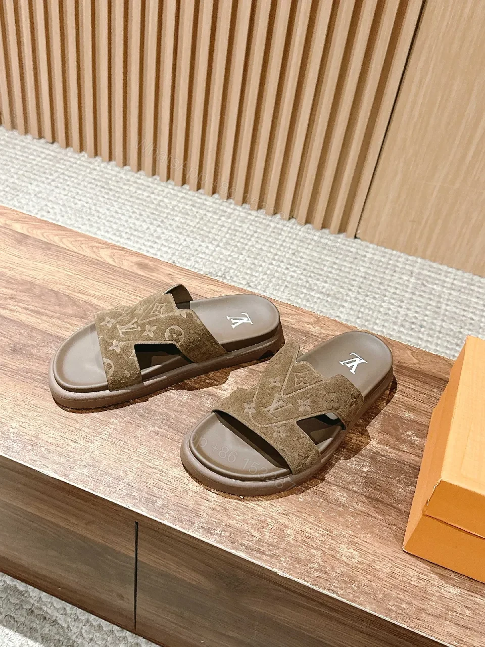Monogram Monotone Luxe Slide: Cushioned Comfort — view 1