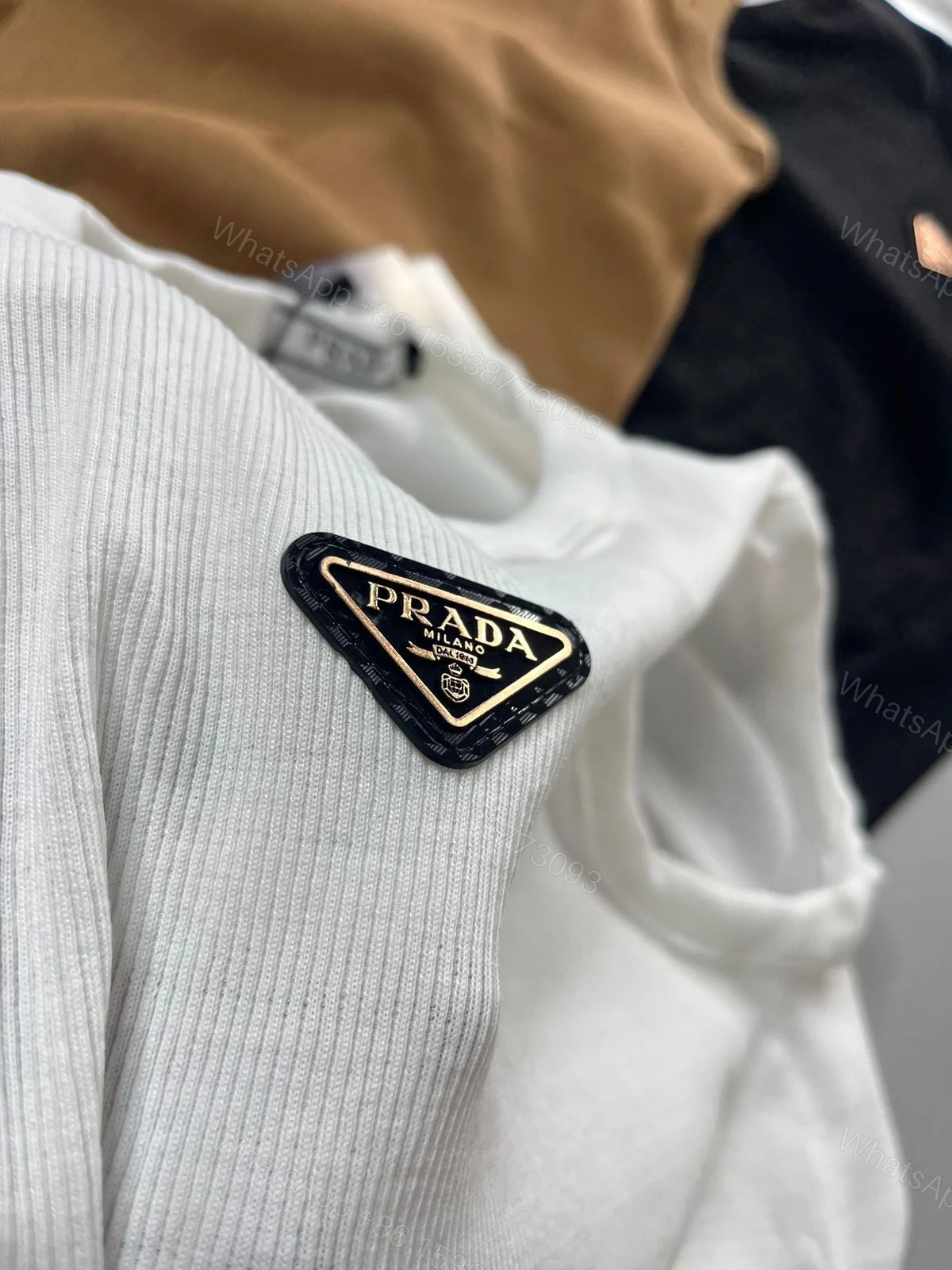 View 3 of First Copy Prada & Versace Premium Cotton Sando for Men