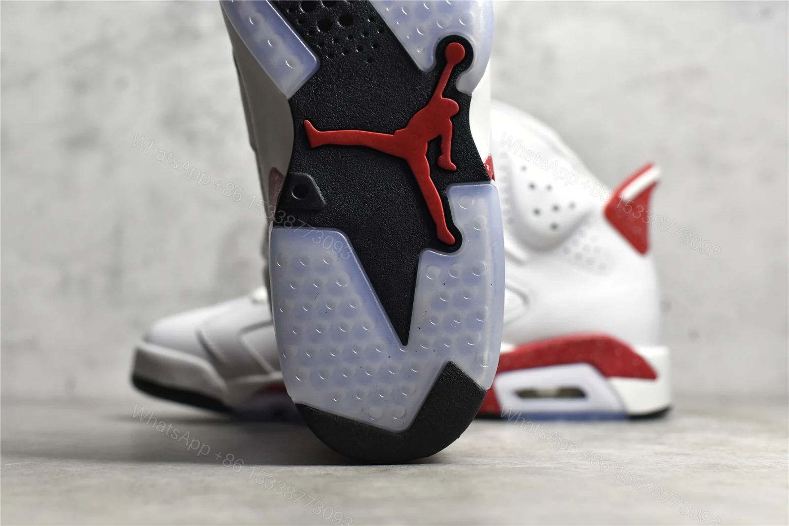 View 7 of Air Jordan 6 Retro Red Oreo Replica