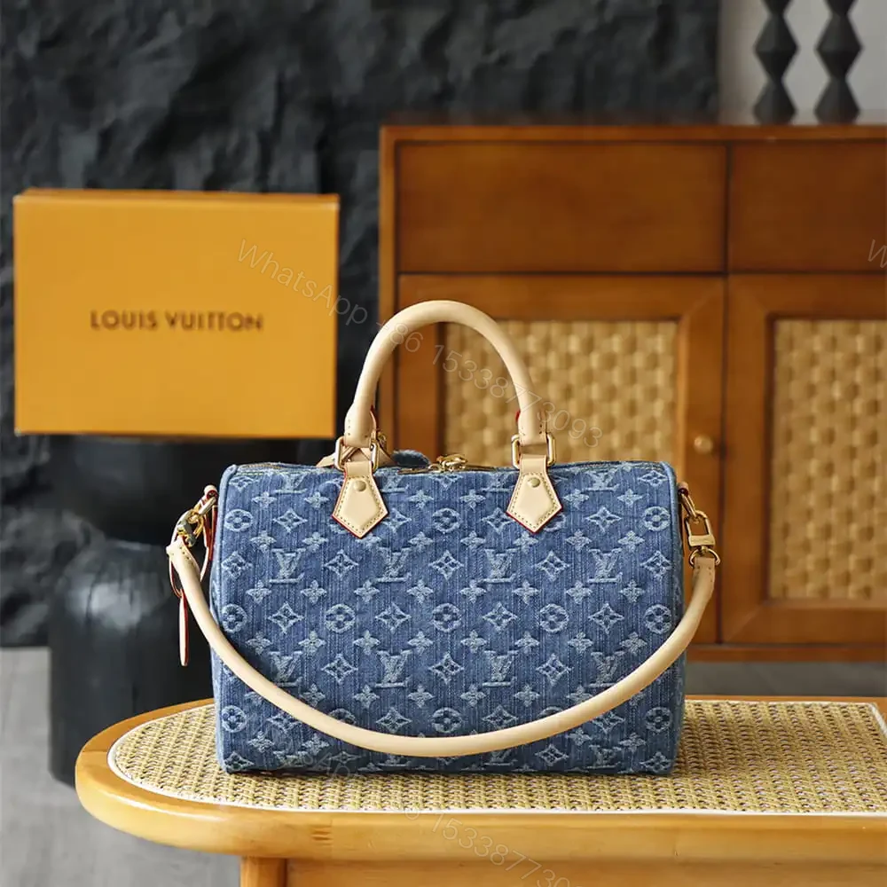 View 2 of 高仿LV*Speedy Dandouliere30系列M14430寧丹牛仔單肩包免檢版