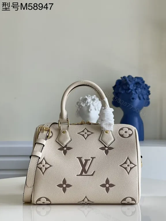 View 5 of Beige Canvas Louis Vuitton Monogram Shoulder Bag