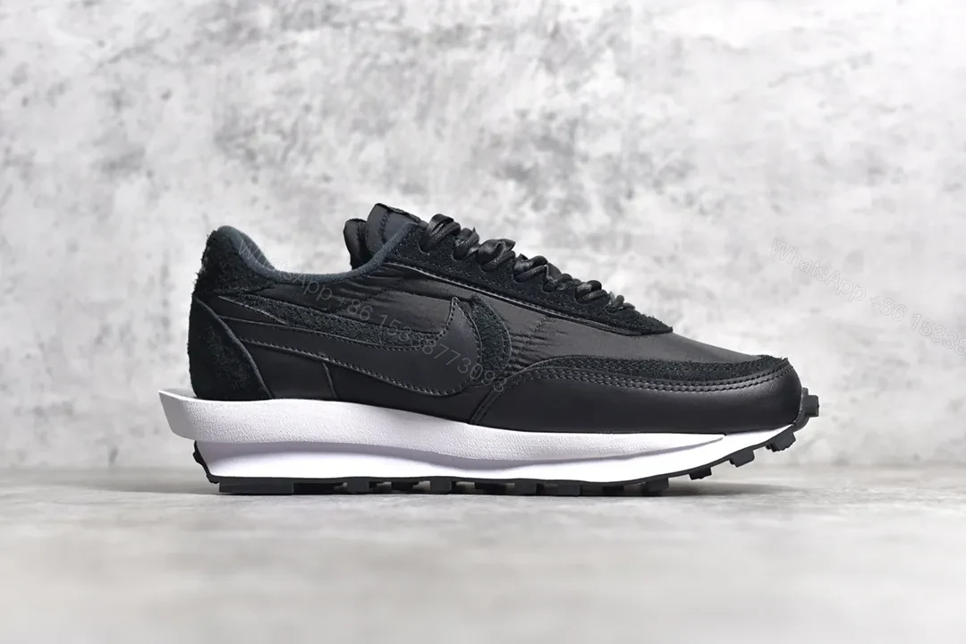 View 3 of Sacai ×Nike LDV Waffle Black Reps