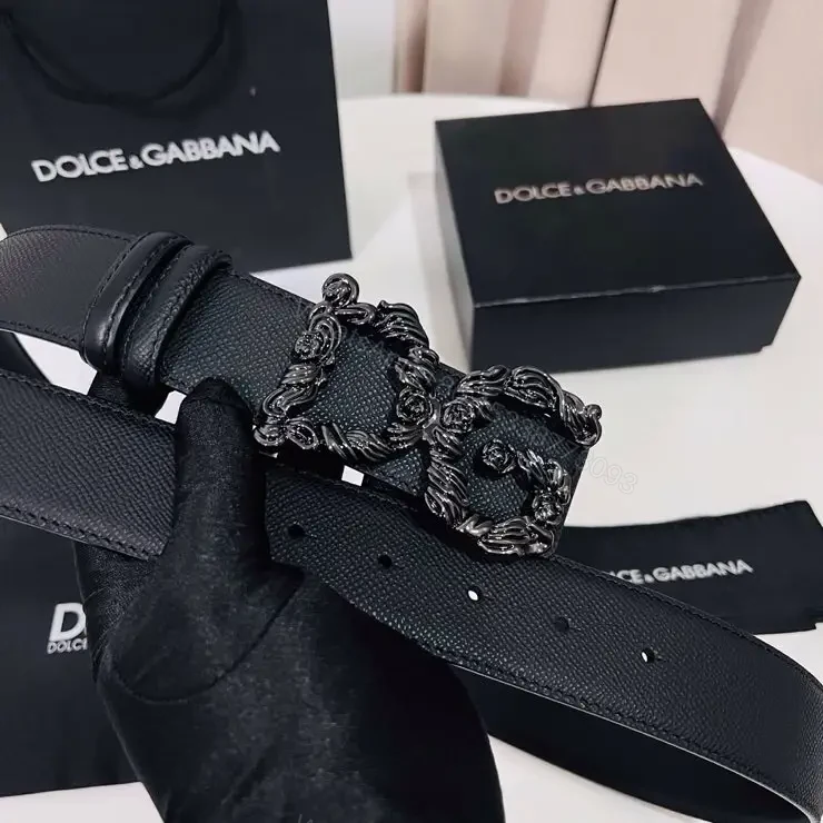 View 3 of Bold Leather Belt with Chain Detail — Luxe Designer-Inspired Accessory