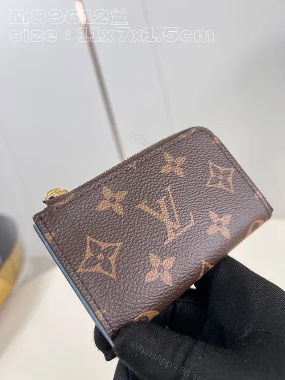 View 6 of Compact Monogram Wallet â€“ Signature Pattern, Everyday Luxury