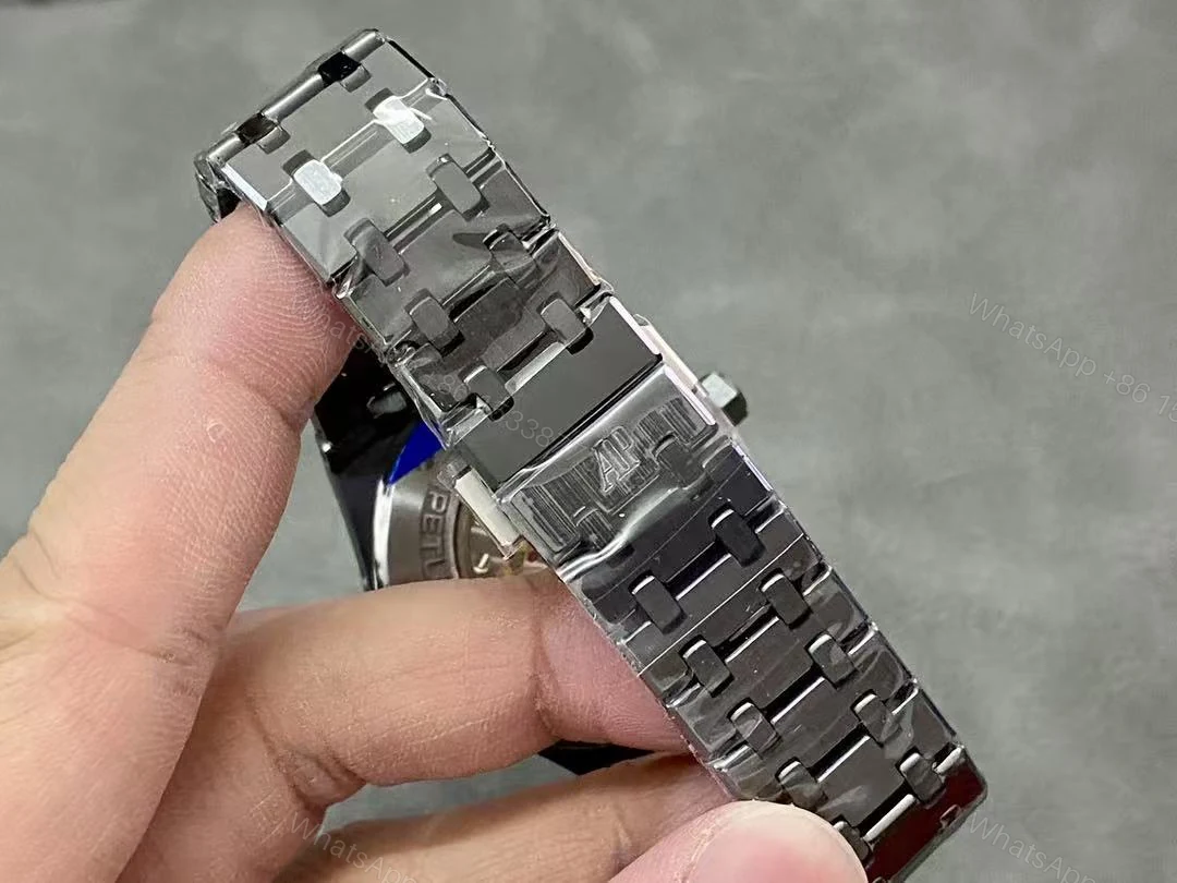 View 8 of Audemars Piguet Royal Oak Perpetual Calendar Full Black Replica