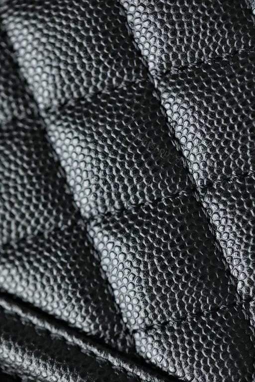 View 6 of Black Calfskin Quilted Luxury Bag with Gold Hardware Clasp