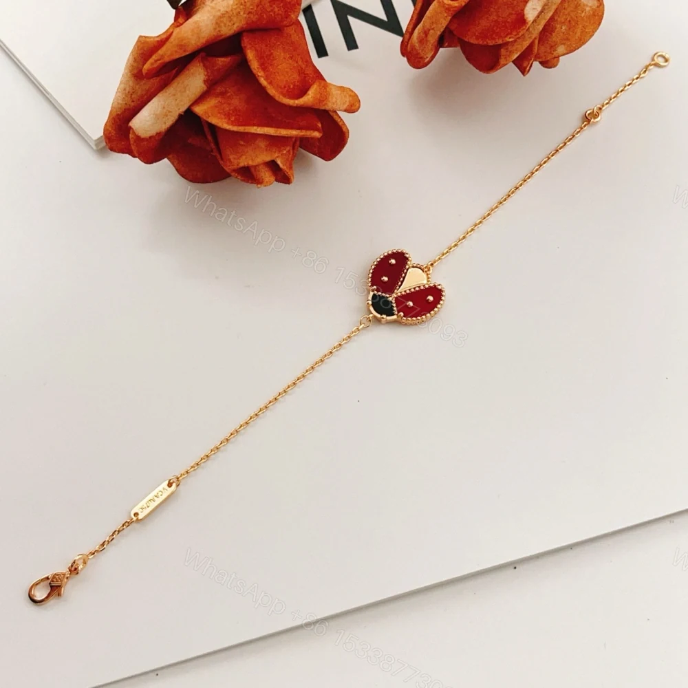 View 7 of 高仿首飾VanCleef&Arpels*RP7R100瓢蟲玫瑰金手鏈