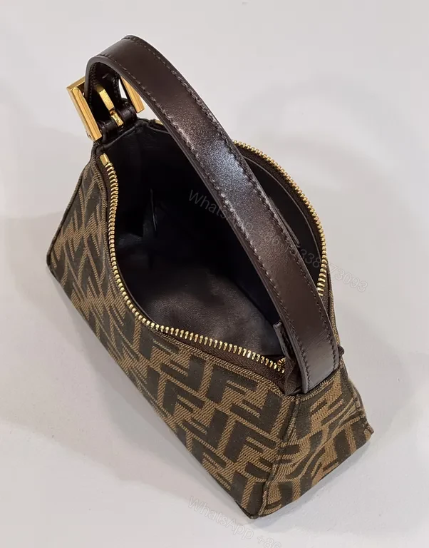 View 7 of Compact Luxury Fendi-Style Patterned Mini Bag
