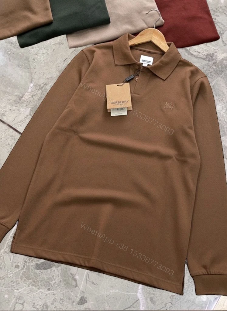 View 7 of FIRST COPY BURBERRY FULL SLEEVES POLO TEES