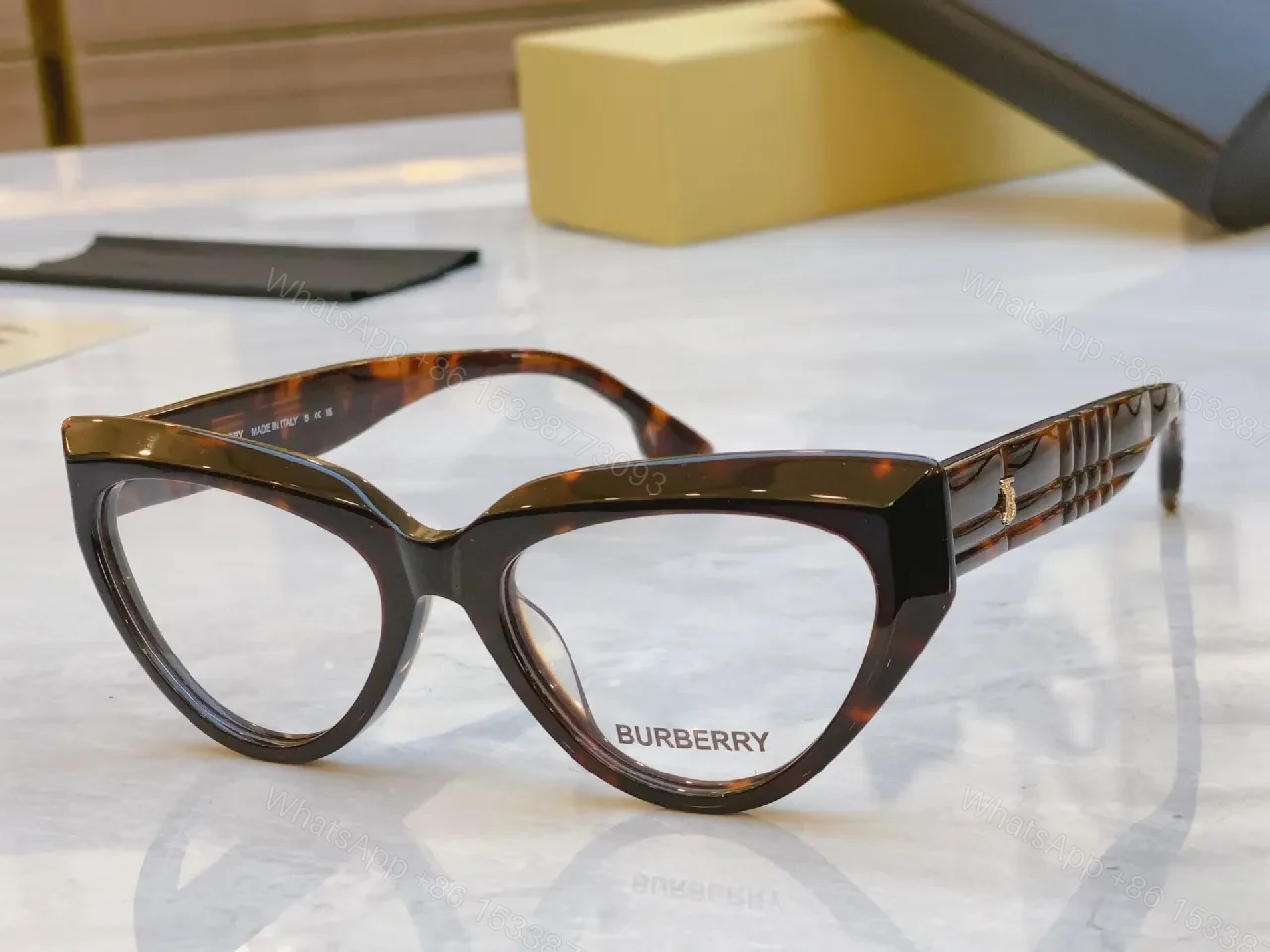 View 2 of Sculpted Cat-Eye Frames: Luxe Black Acetate Sunglasses