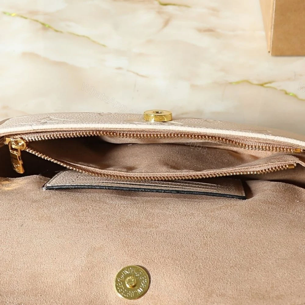 View 9 of Louis Vuitton Wallet On Chain Ivy Monogram Empreinte Greige 23Cm