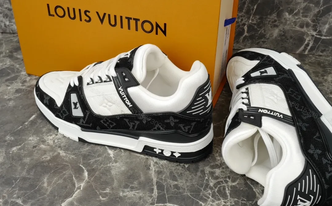 View 5 of Modern Contrast-Block Luxury Sneakers: Bold Comfort
