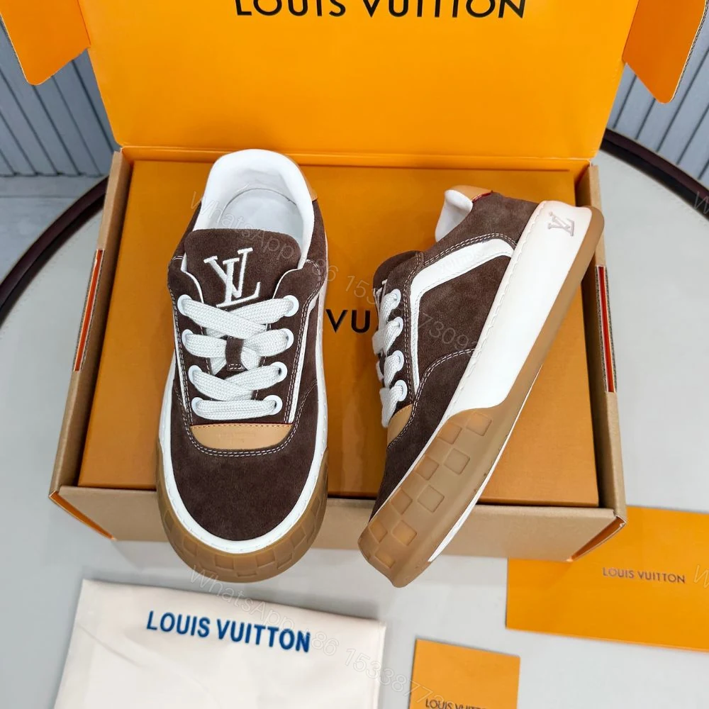 View 6 of Louis Vuitton LV Tilted Sneaker Brown 1AJ764