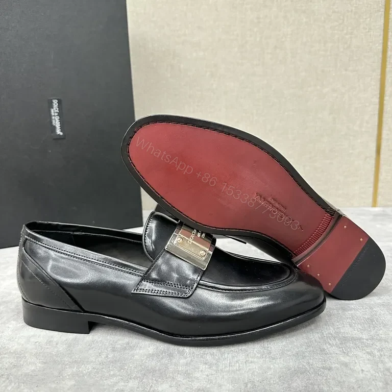 View 2 of Lux Leather Drivers with Gold Bar â€“ Signature Comfort Shoes