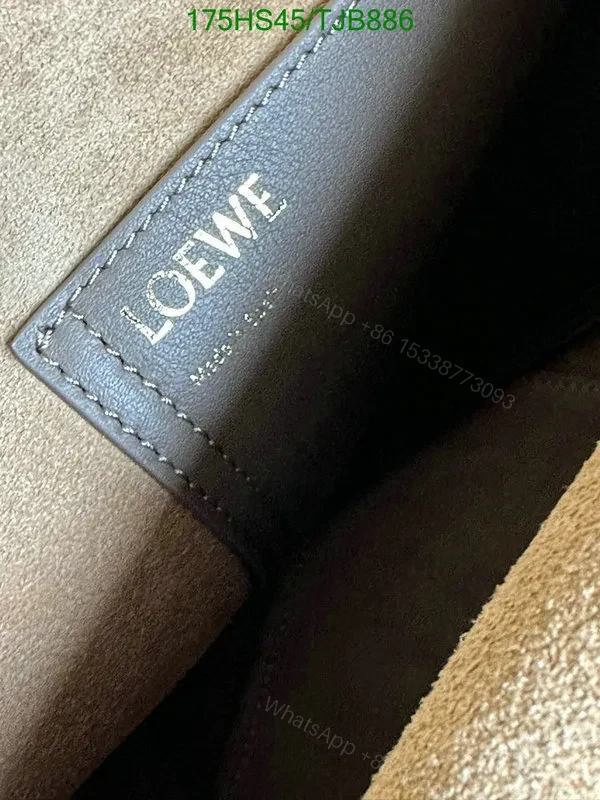View 11 of Loewe Red Pebble Bucket Bag with Calfskin RA288