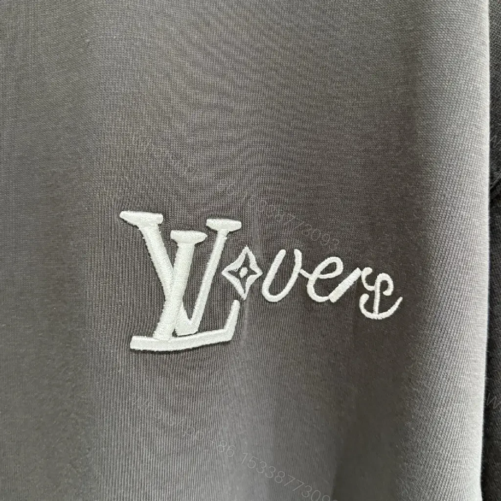 View 7 of Oversized Crewneck Tee: Luxe Minimalist Logo, Premium Knit