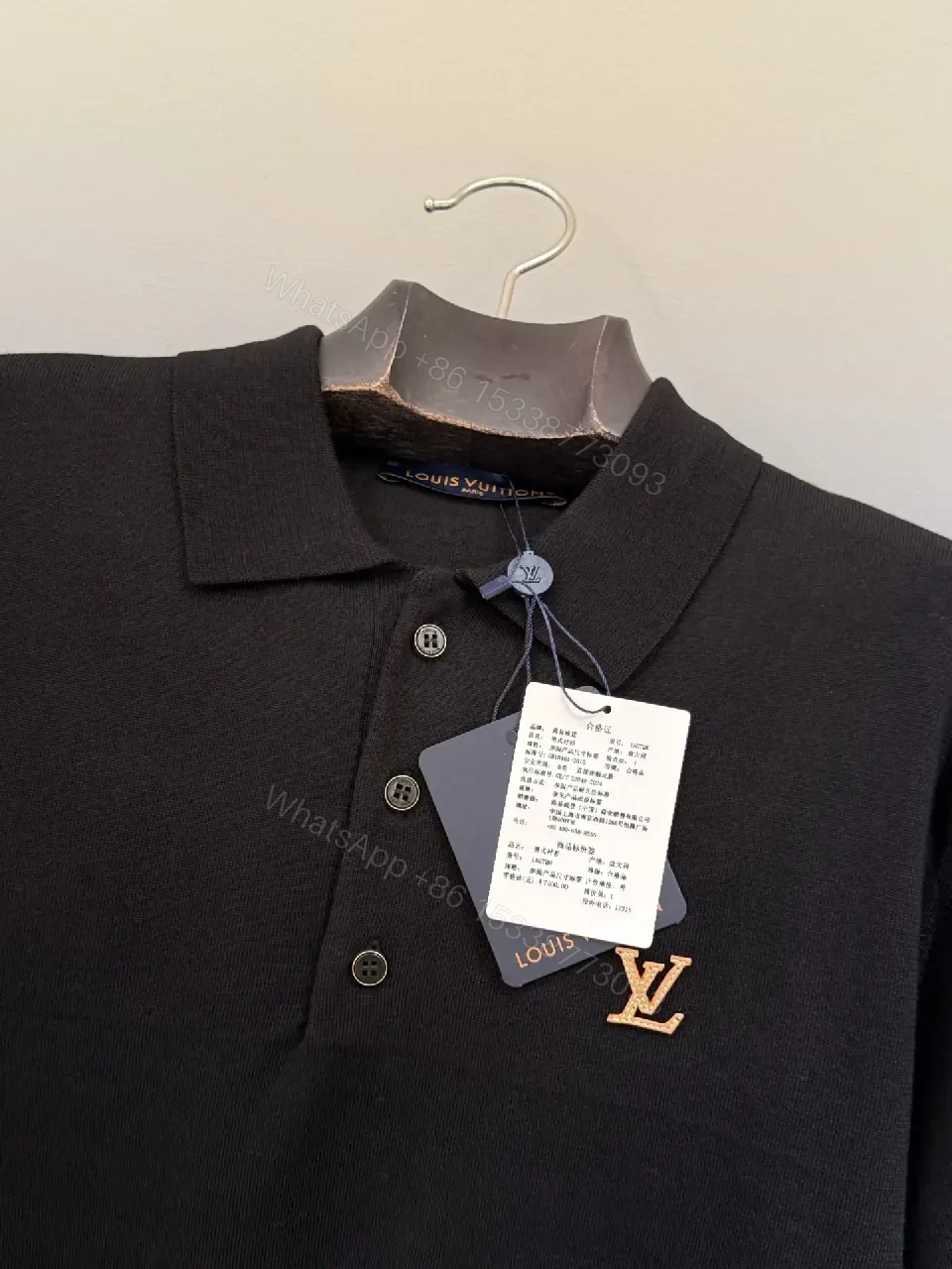 View 7 of Polished Polo: Subtle LV-Inspired Signature Polo Shirt