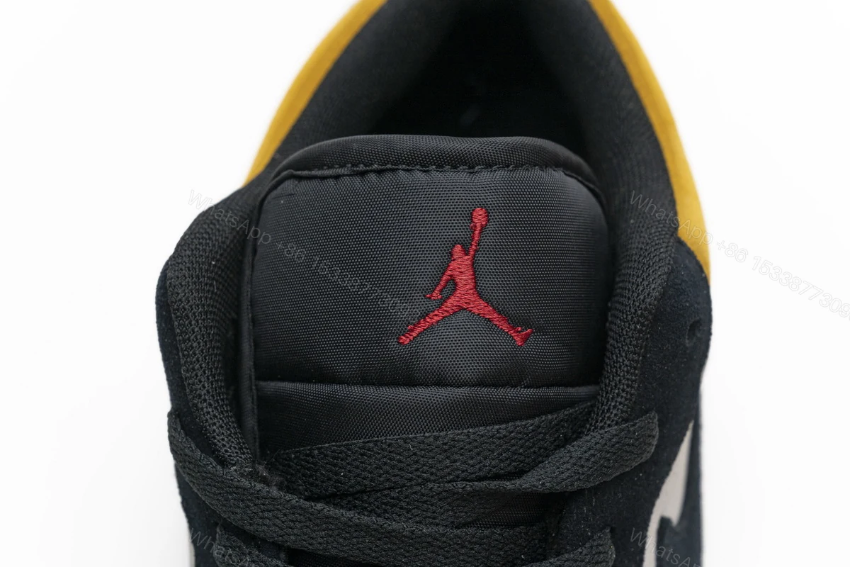 View 6 of Air Jordan 1 Low Sail University Gold Black 553558-127