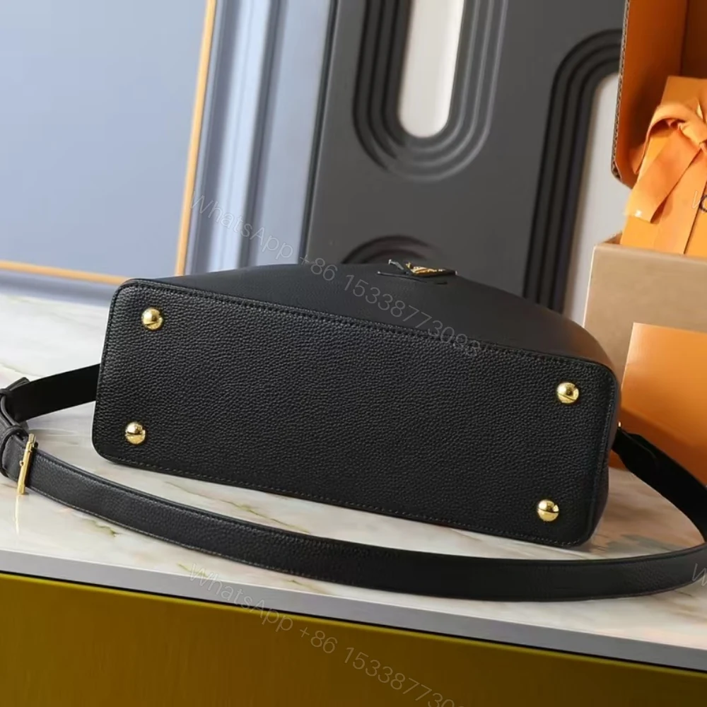 View 5 of Louis Vuitton Capucines MM Souple Black 33Cm M14370
