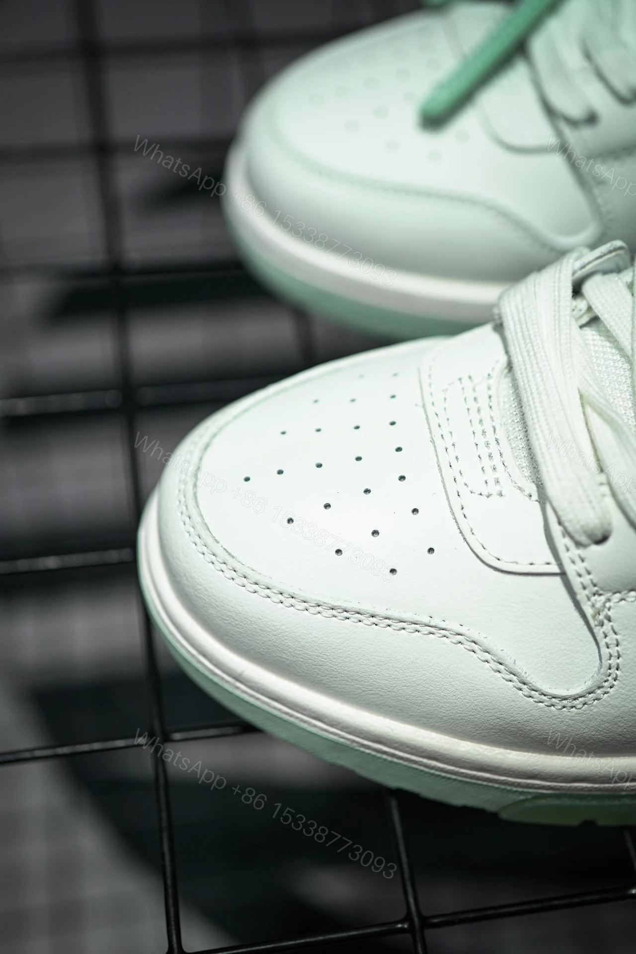 View 5 of OFF-WHITE Out Of Office White Light Green