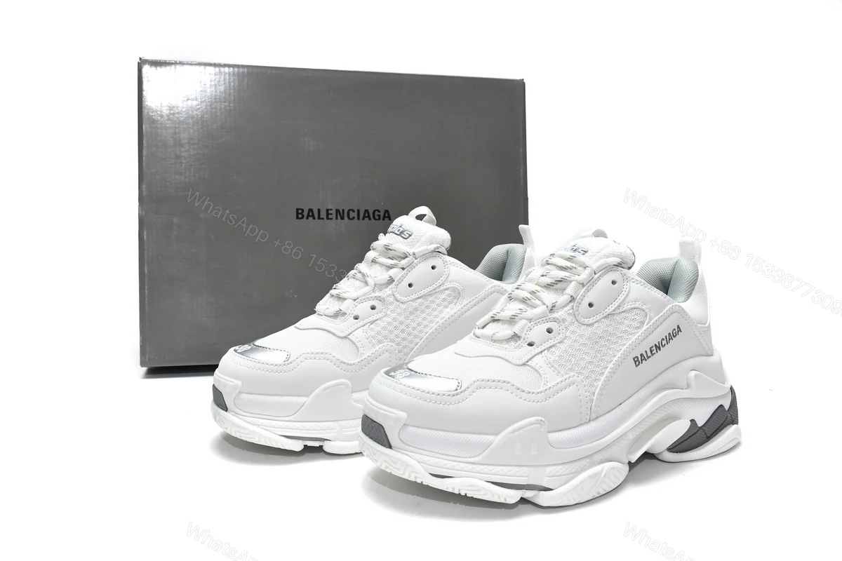 Balenciaga Triple S White Silver 524039 W2FS4 120 — view 2