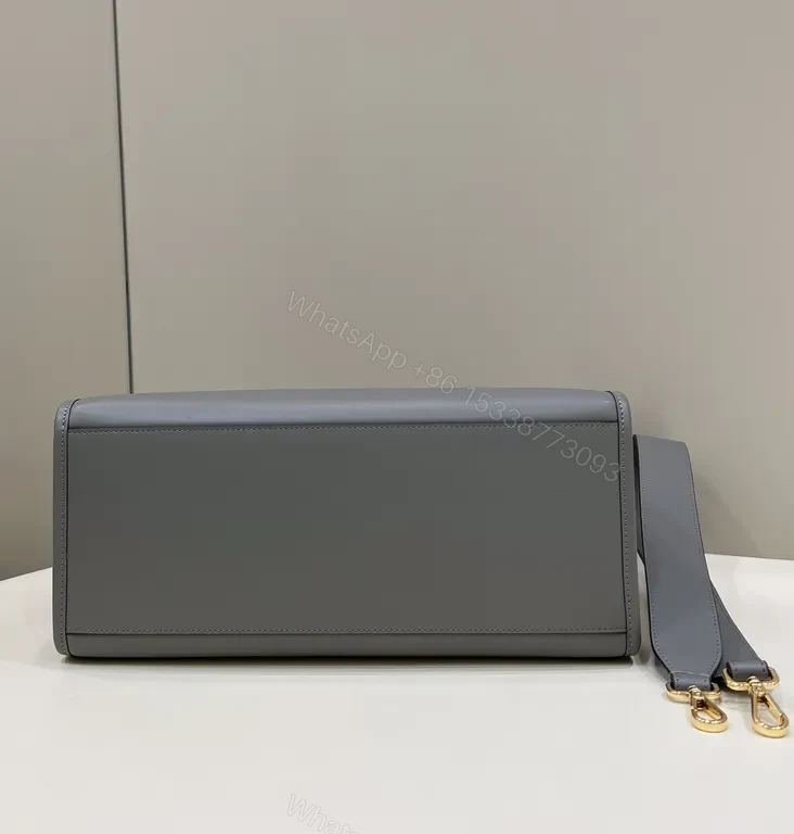View 8 of Structured Chic Tote: Bold Logo, City-Ready Luxury