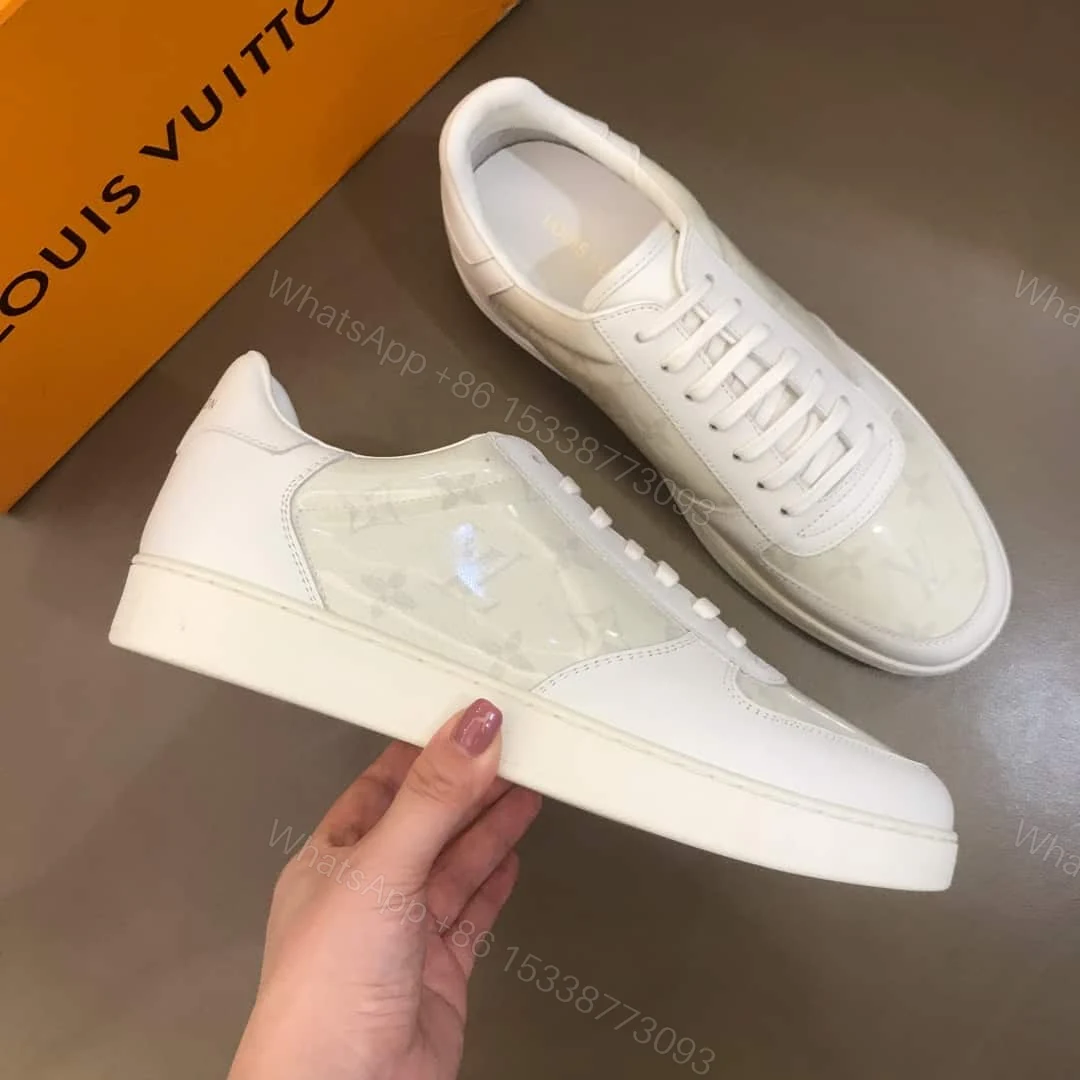 View 6 of LOUIS VUITTON WHITE MONOGRAM TRANSPARENT RIVOLI SNEAKER – LV40