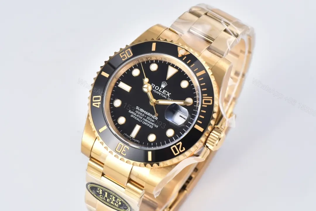 View 3 of DJ Factory Clean Factory CLEAN V5 Gold Black Submariner Watch