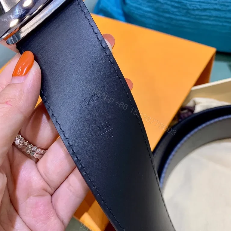 View 5 of Damier Graphite LV Belt â€“ Bold, Durable, Everyday Luxe