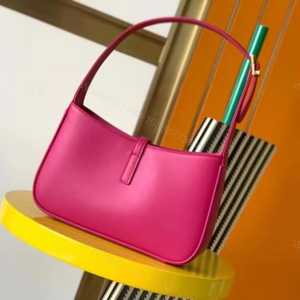 View 4 of Saint Laurent Le 5 À 7 Hobo Bag In Smooth Pink 25Cm