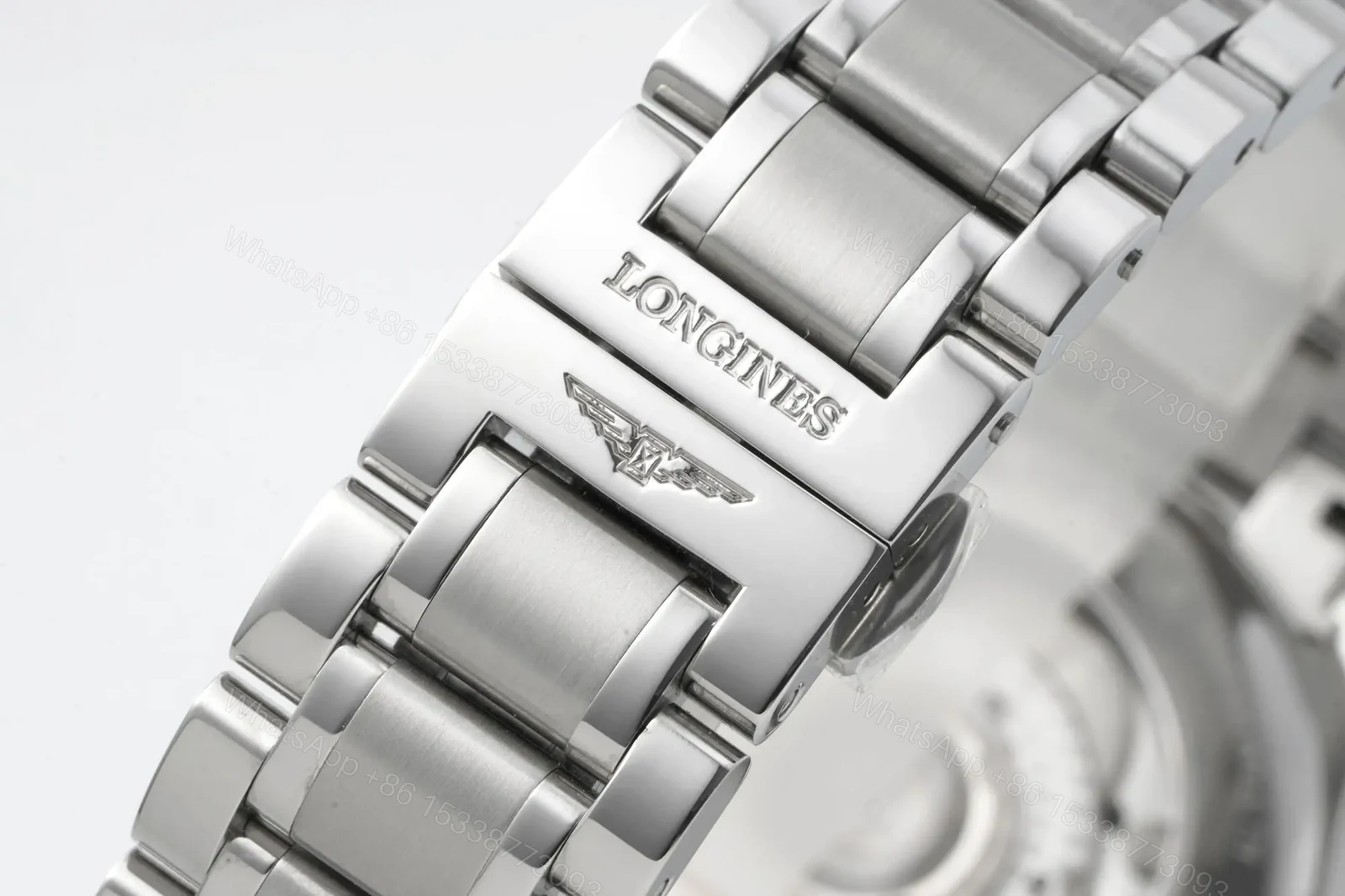 View 5 of Longines Master Collection Automatic Watch Silver with Blue Hands