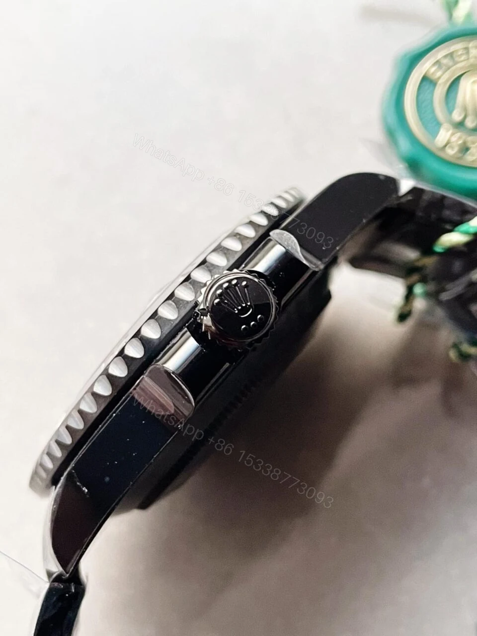 View 4 of V6F FACTORY 1:1 Rolex Submariner 116610 PVD Best Edition Blaken All Black Ceramic 904L Steel A2824