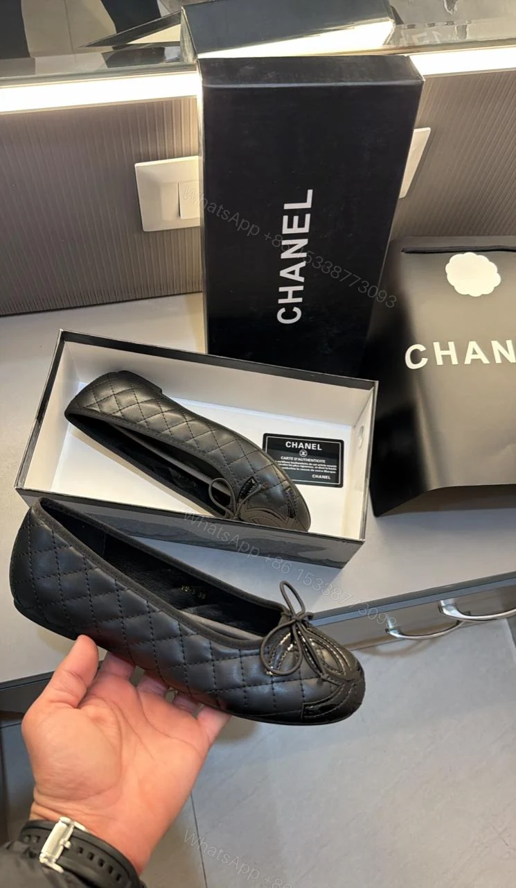View 2 of First Copy Chanel Ballet Flats for Women