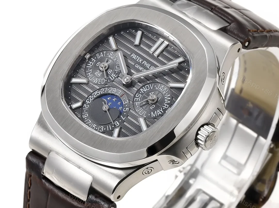 View 4 of Patek Philippe Nautilus Grey Perpetual Watch