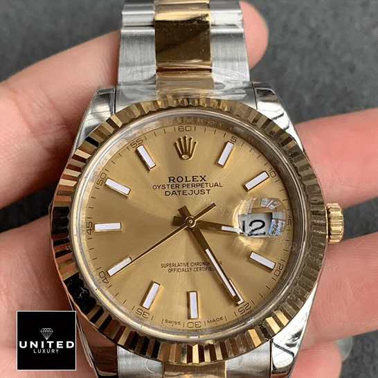 View 6 of Yellow Oyster Perpetual Replica