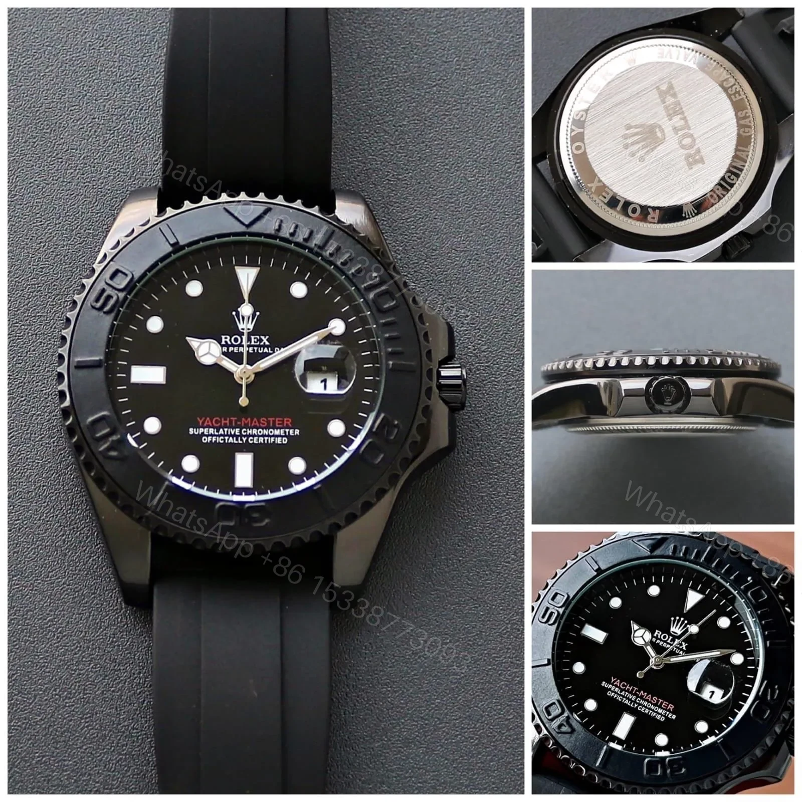 View 4 of ROLEX Oyster Yacht-Master FULL BLACK