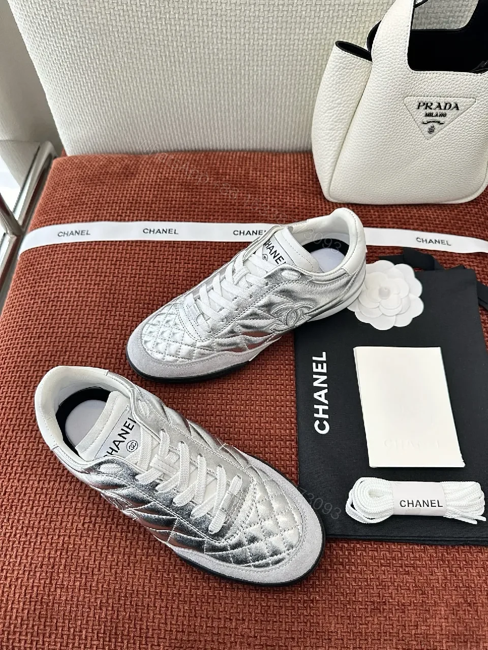 View 7 of Metallic Quilted High-Tops: Luxe Sport-Luxe Sneakers