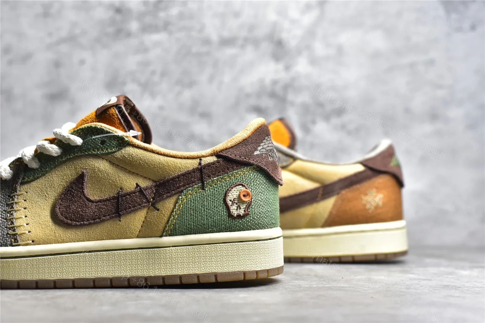 View 5 of Zion Williamson x Air Jordan 1 Retro low og “voodoo” Replica