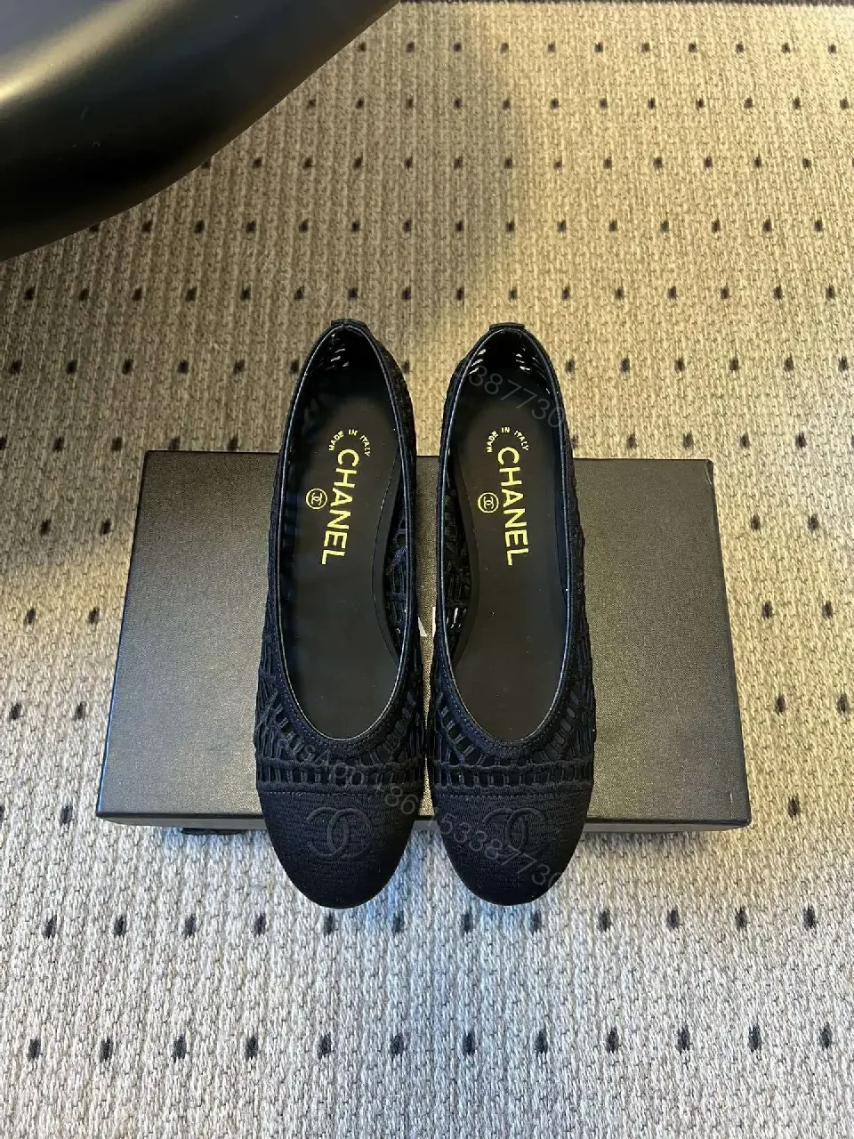 View 9 of Lace-Overlay Ballet Flats: Subtle Texture, All-Day Comfort