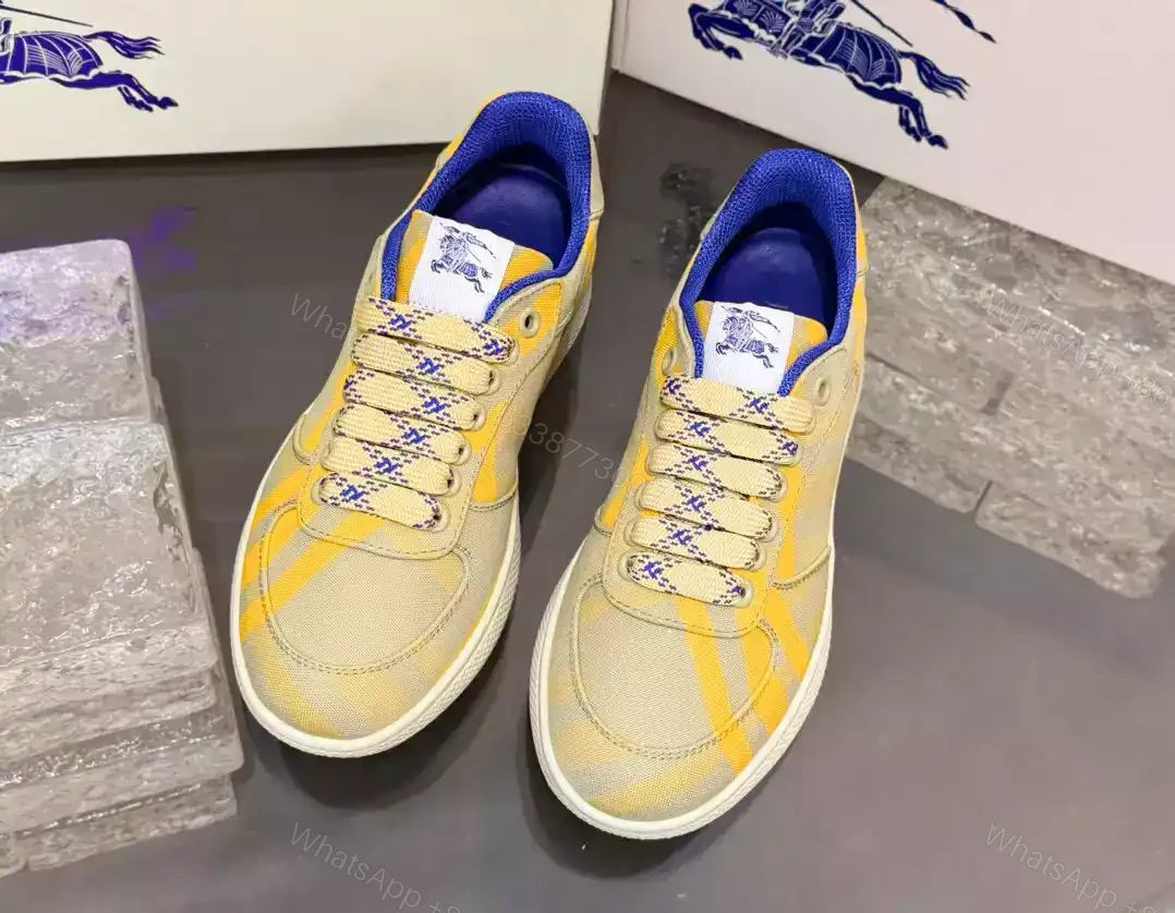 View 8 of BURBERRY TERRACE CHECK SNEAKERS – BBR104