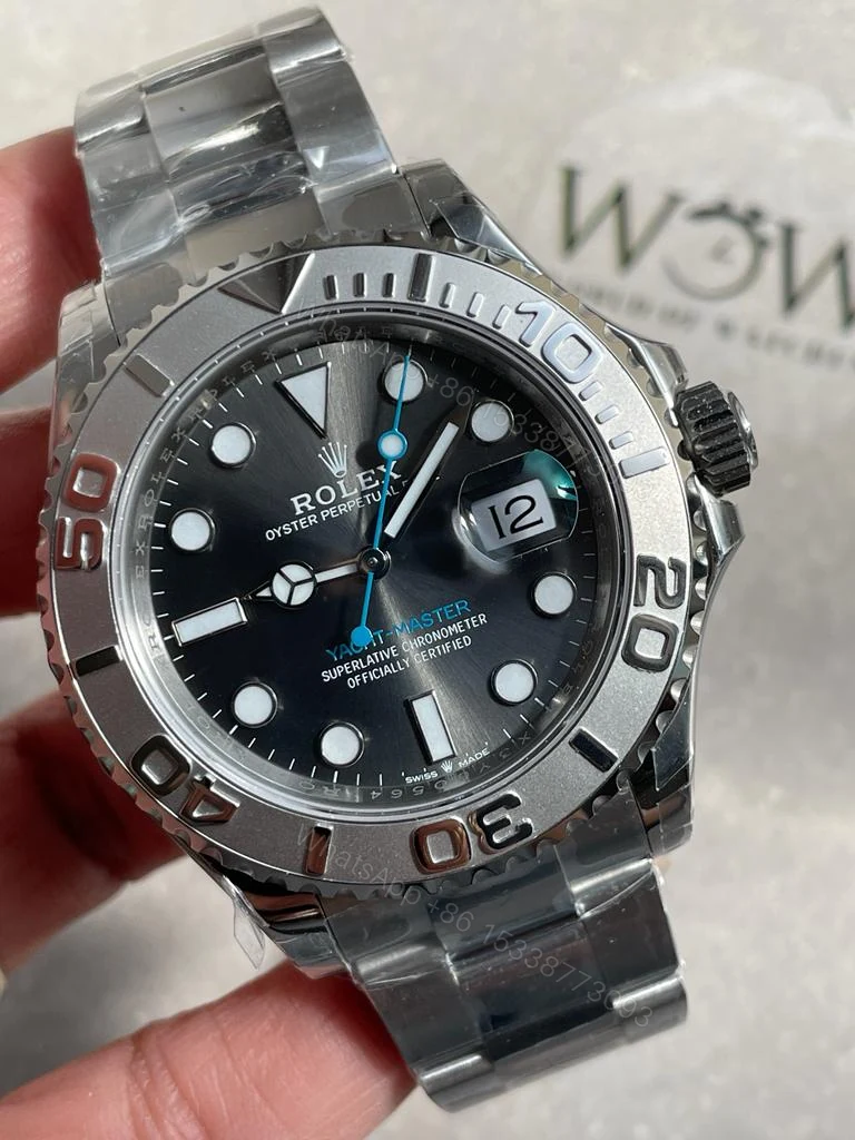 View 2 of VSF FACTORY 1:1 Rolex Yacht-Master 40mm 116622 904L SS Grey Dial Dots on SS Bracelet VS3135