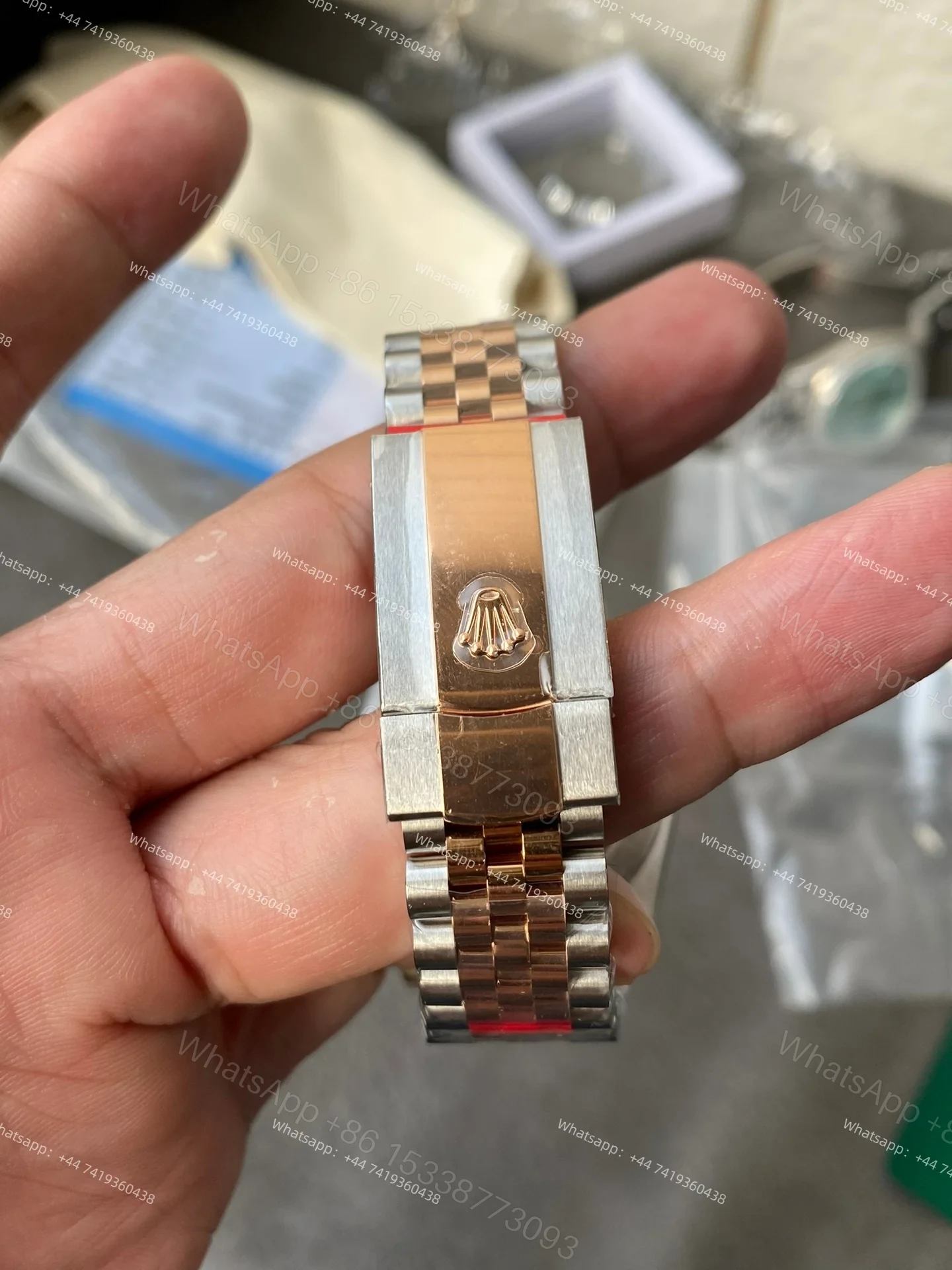 View 10 of Rolex Datejust M126331-0010 1:1 Replica Eternal Rose Gold Jubilee 41MM 3235 Movement Super Clone Watch