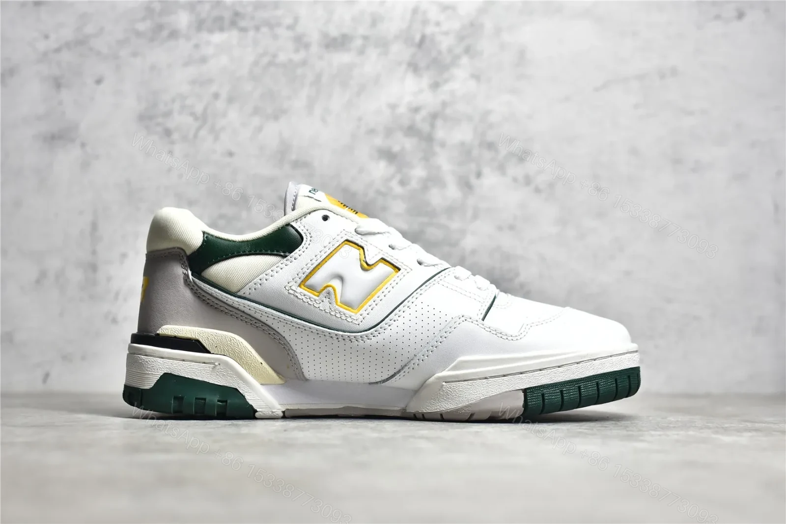 View 3 of New balance 550 White and Green
