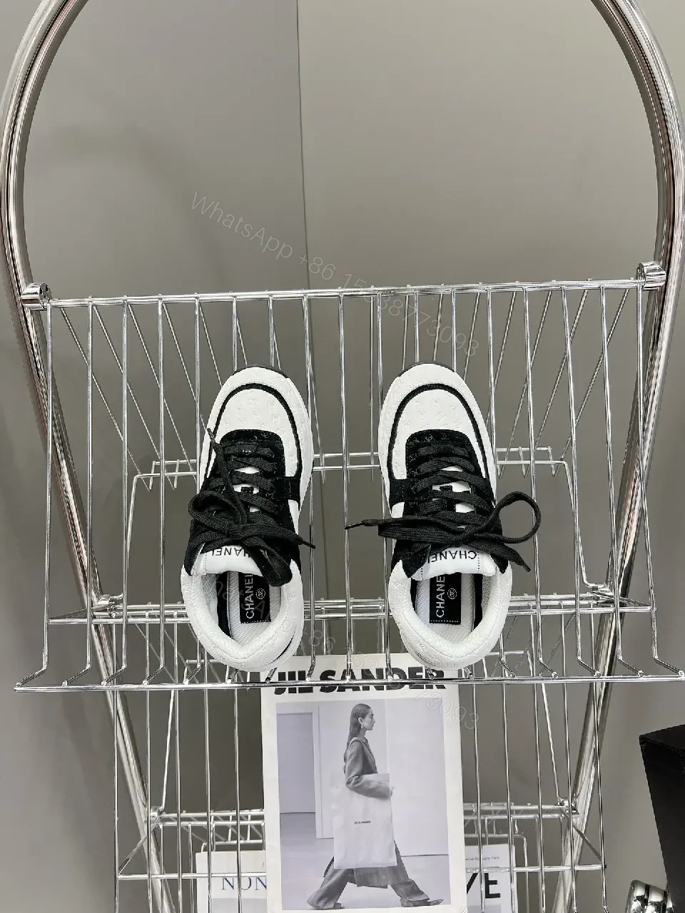 View 7 of Monochrome Luxe High-Tops: Subtle Designer Flair Comfort