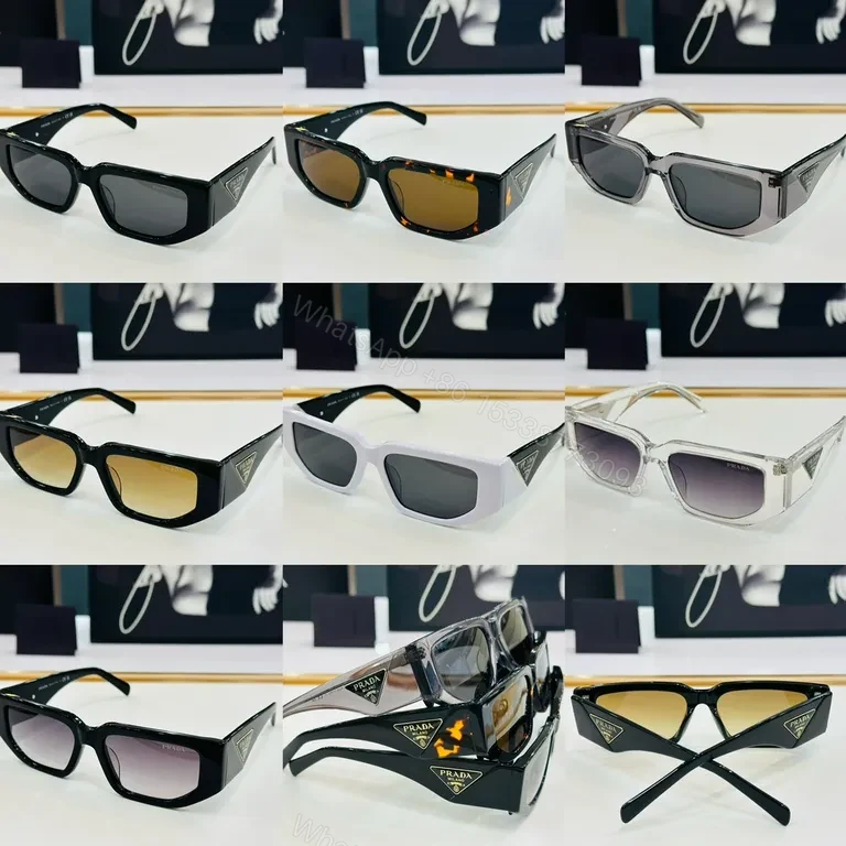 View 7 of Black Acetate Blocky Sunglasses â€” Prada Hardware, All-Day Comfort