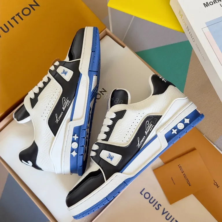 View 7 of Statement-Texture LV High-Tops: Luxury City Sneakers